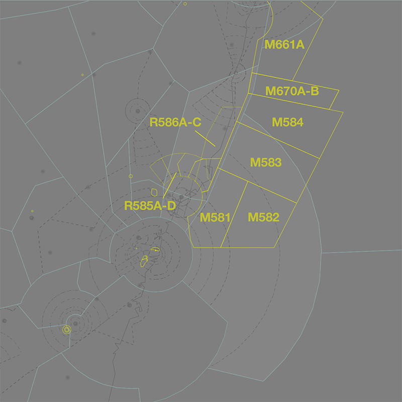 Notable SUA in MNN Airspace